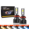 2Pcs MINI Car Super Bright LED H4 Far/Near Headlight H11 9006 HB4 9005 HB3 H7 H8 H9 H1 50W 10000LM Auto Fog Light 12V