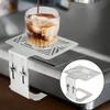 Подставка для кофейных весов Регулируемая высота Аксессуар Нескользящая Долговечность Профессиональная Портативная Нержавеющая сталь
