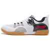 New LiNing Playing With Ease Non Slip Breathable And Wear Resistant Low Top Table Tennis Shoes Men's White Black Red APTR007-2