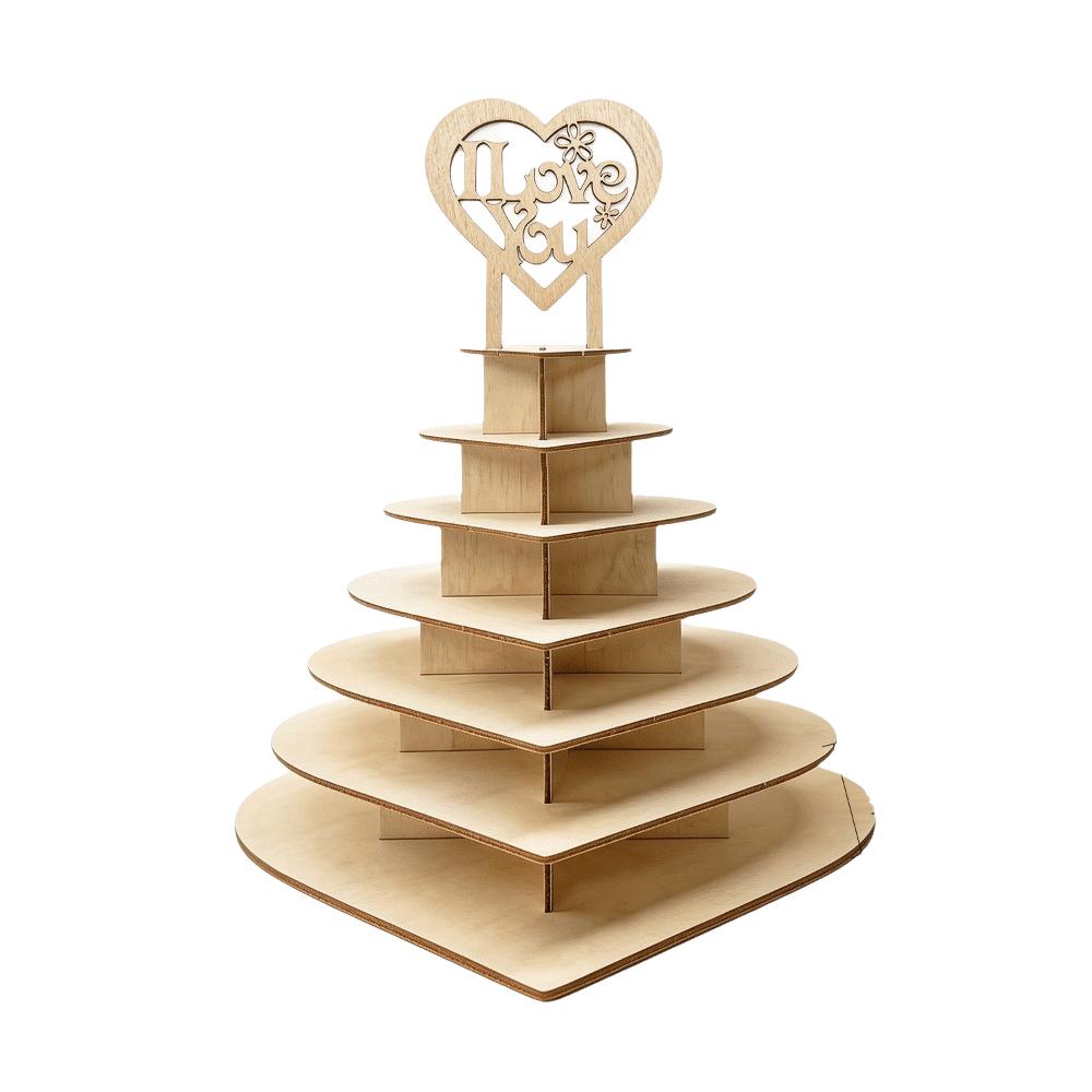 Heart Shape Chocolate Display Stand Love You Candy Display Holder Dessert Table Decor