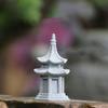Multifunctional Mini Lanterns Statue Creative Pagoda Garden Miniature Sculpture Living Room