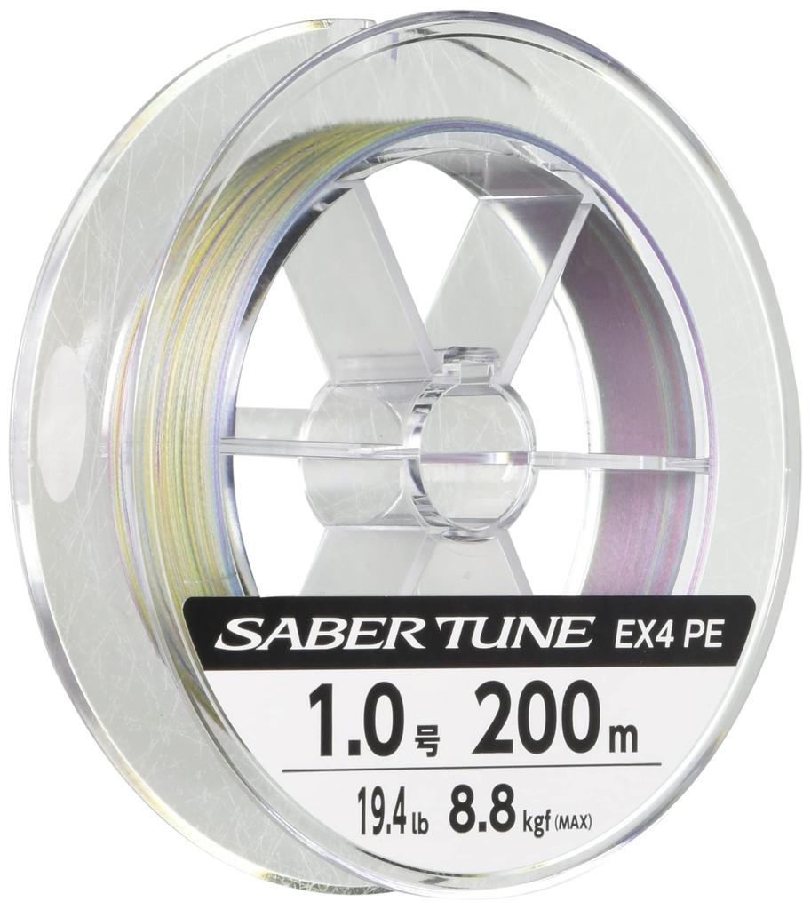 SHIMANO (Shimano) Saber Tune EX4 Леска PE 200м 1.0 №. PL-S64Q Леска Нет. 1