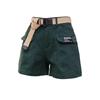 Elastic Denim Shorts Women's Summer Small Looking Thin and Tall Versatile Loose Wide Legs  White Denim Shorts High Waist Relaxed Fit Casual Shorts