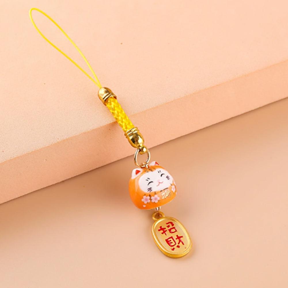 Charm Japanese Hang Phone Key Strap Lucky Cat Phone Straps Bag  Accessories