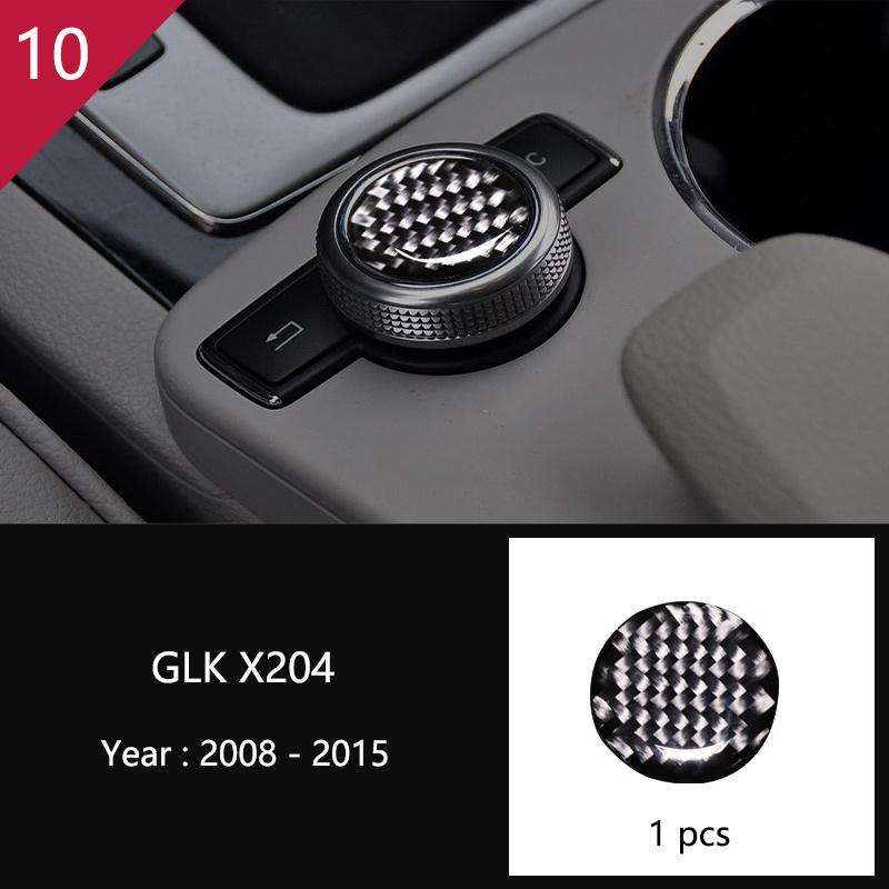 Углеродное волокно для Mercedes Benz GLK X204, внутренняя панель переключения передач, AC CD, панель, дверной подлокотник, отделка, наклейка на автомобиль