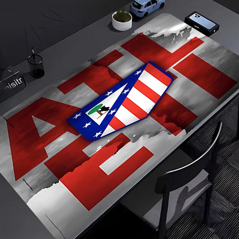 Atlético Madrid logo Mouse Pad - Non-Slip Rubber Base, Smooth Surface for Work,Gaming,Office,And Home Use, Desk Mouse Pad
