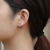 8 Pairs 316L Stainless Steel Flat Back Stud Earrings Lightweight Small Hoop Earrings Set for Women Men, Silver