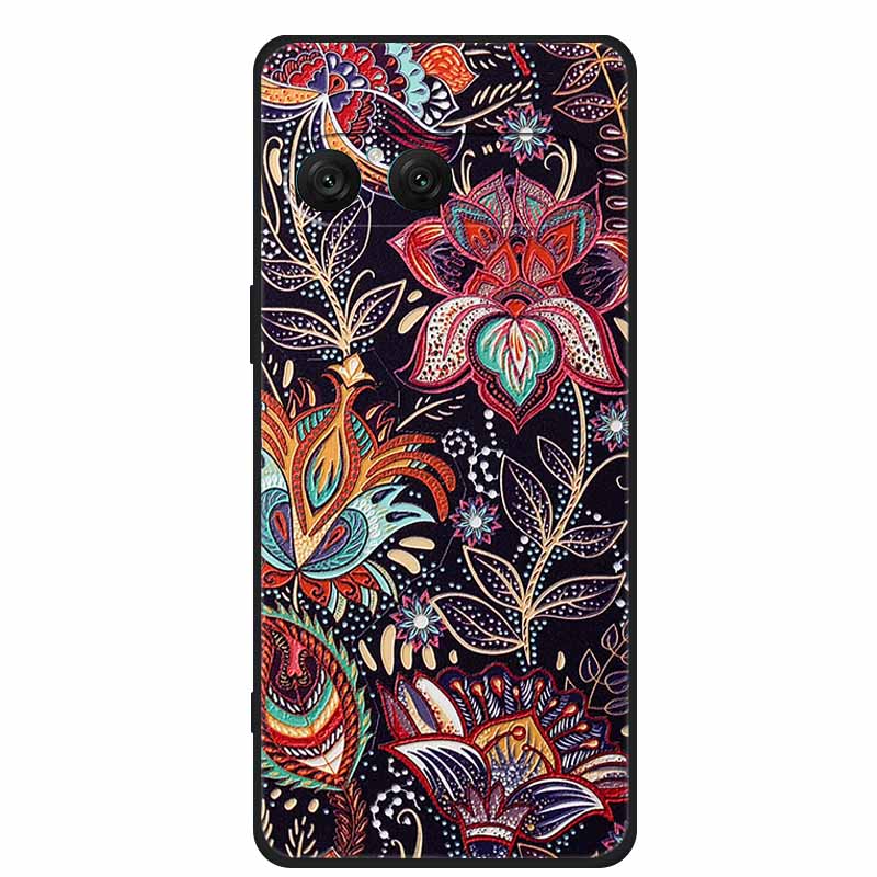 3D Emboss Case For Sony Xperia 10 VII 5G Phone Case Flowers Silicone Soft Coque Funda For Sony Xperia 10 VII Back Cover Case Bag