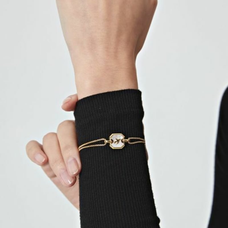 Gaman W MOP Bird Bracelet