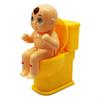 Funny Spoof Toy- Gift Peeing Boy Squirter Toy-Children Tricky Water Sitting Toilet