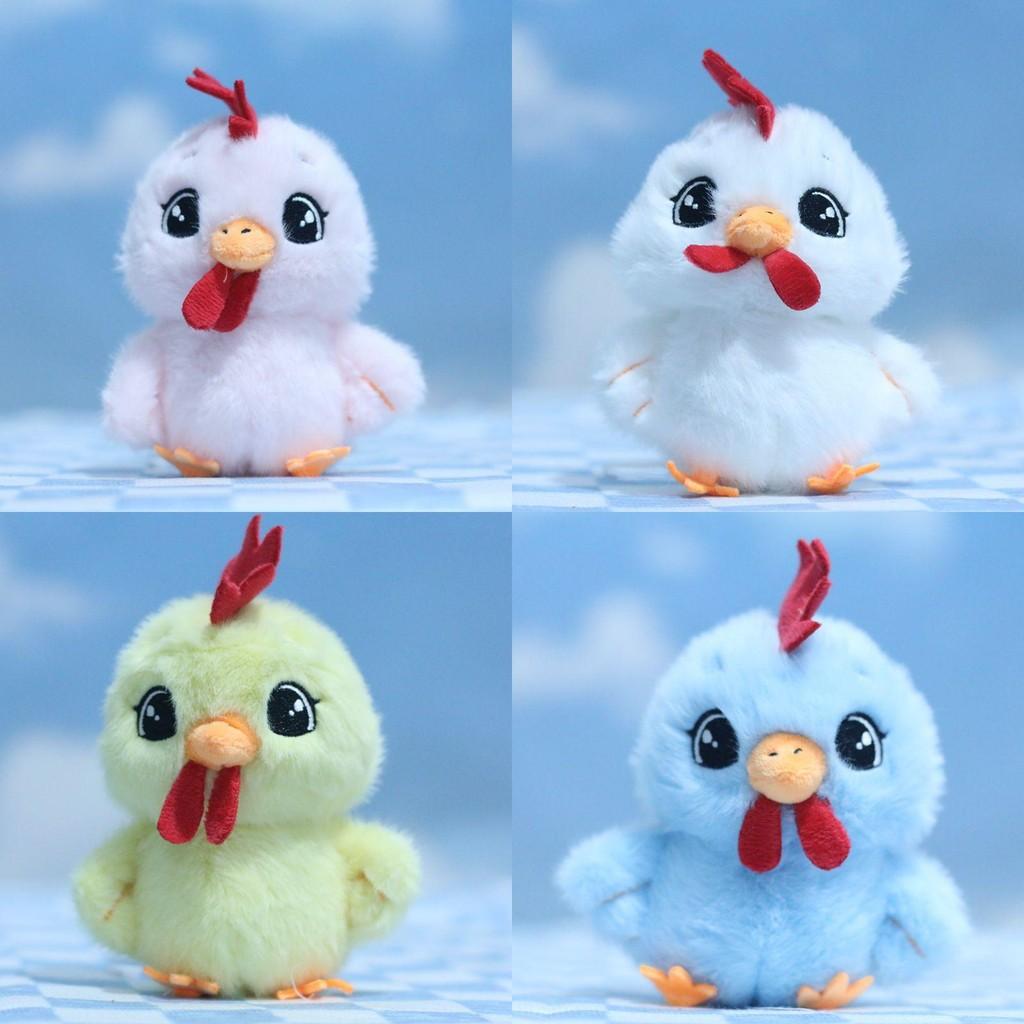Очаровательный плюшевый брелок в виде петушка, милый мультяшный кулон в виде цыпленка, мягкая игрушка