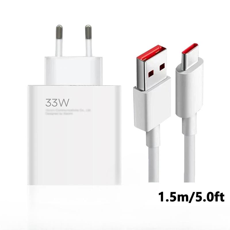 33W (M85) USB Charger Quick Charge 3.0 Fast Charging Mobile Power Adapter For Xiaomi 15 14 13 Redmi Note 11 12 13 14 PRO POCO X7 X6 X5 Phone Charger