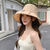 Summer Hat Women Sunscreen Bucket Hat Bow Travel Travel Big Edge Sunscreen Sun Hat