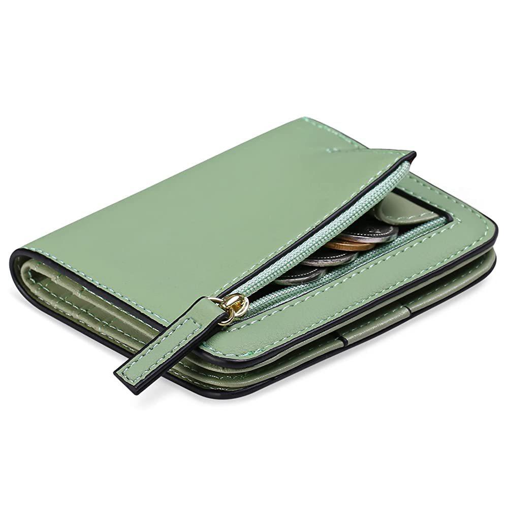 Ultra-thin women's short wallet multi-functional PU coin purse wallet