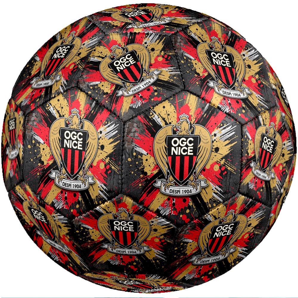 Футбольный мяч OGC Nice FC, размер 5, стандартный, прочный, для тренировок и матчей, для взрослых, для занятий спортом на открытом воздухе