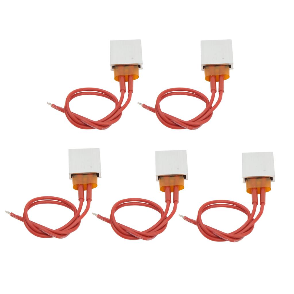 5PCS 220V PTC Heating Element Plate 270 Celsius  Aluminum Alloy Housing Thermostatic Heater for Air Curtains Humidifiers