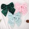 Christmas Bow Decorative Hanging Ornament for Tree Wedding and Party Decorations Perfect for Holiday and Hotel Displays