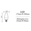 Ampoule LED - Noname - E14 - 4W - 330Lm - Blanc chaud 3000K