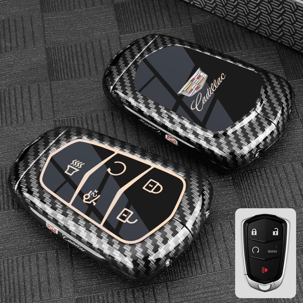 Cadillac Metal Key Shell Case for XT4, XT5, XT6, XTS, CT4, CT5, CT6, ATSL