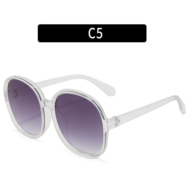 Преувеличенные большие круглые солнцезащитные очки Женские Дизайнерские Винтажные Солнцезащитные очки Дамские Корейский стиль Шейды Очки