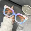 Anti Blue Light Glasses Women Colorful Cat Eye Luxury Women's Eyeglasses Frame Trends Compute Eyepieces