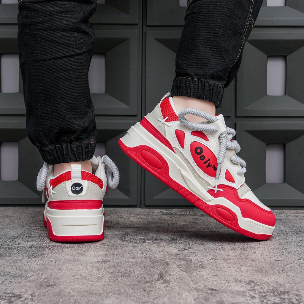 Soft Soled Bread Shoes for Women In Spring, Panda Shoes, Height Increasing Shoes, Versatile Casual Thick Soled Board Shoes for Women