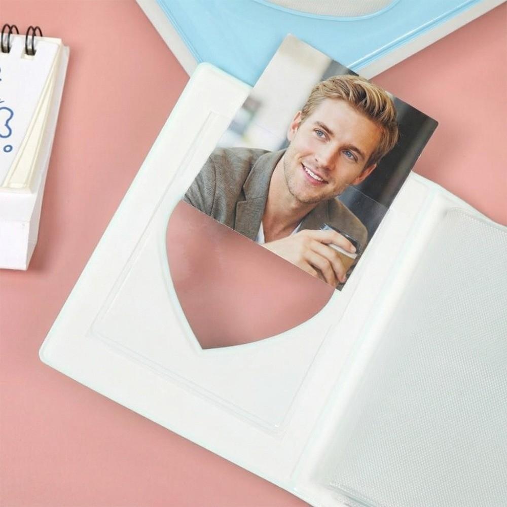 3 Inch 40 Pockets Love Heart Card Holder Portable Photocard Album Photo Album Kpop Photocard