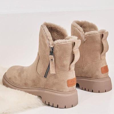 Модные женские сапоги зимняя модная обувь для женщин женская обувь на платформе повседневные теплые сапоги женские мягкие зимние туфли на плоской подошве Botas Mujer