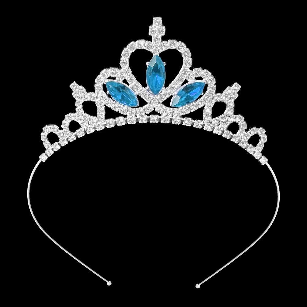 Аксессуары на день рождения Корона принцессы Ободок Украшения для волос Хрустальная корона Новая тиара со стразами