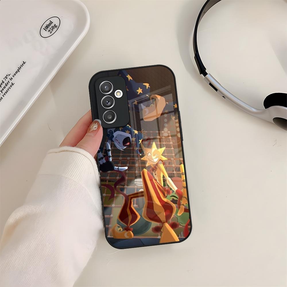 FNAF Сандроп Чехол для телефона Стекло Для Samsung S24 S26 S23 S20 S25 S21 S22 Ultra Fe Plus A05 A06 A16 A26 A36 A56 Чехол