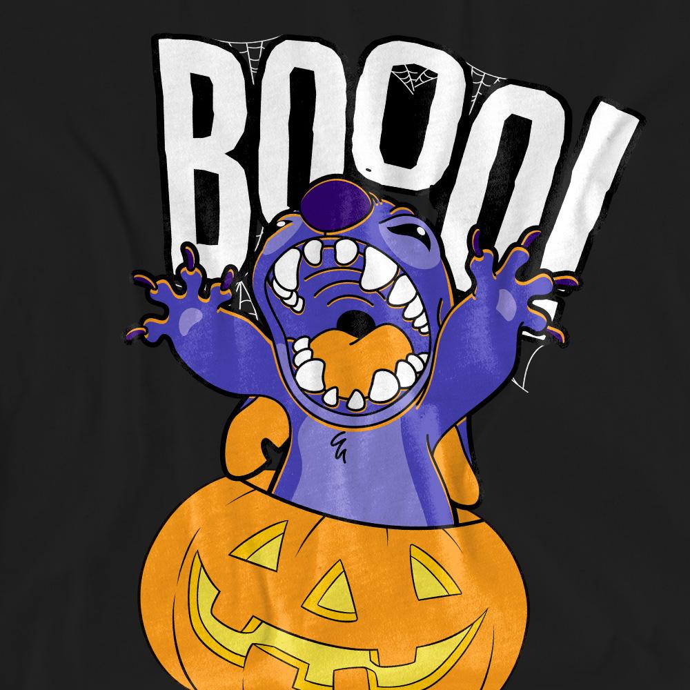 Lilo & Stitch Unisex Adult Laughing Pumpkin T-Shirt