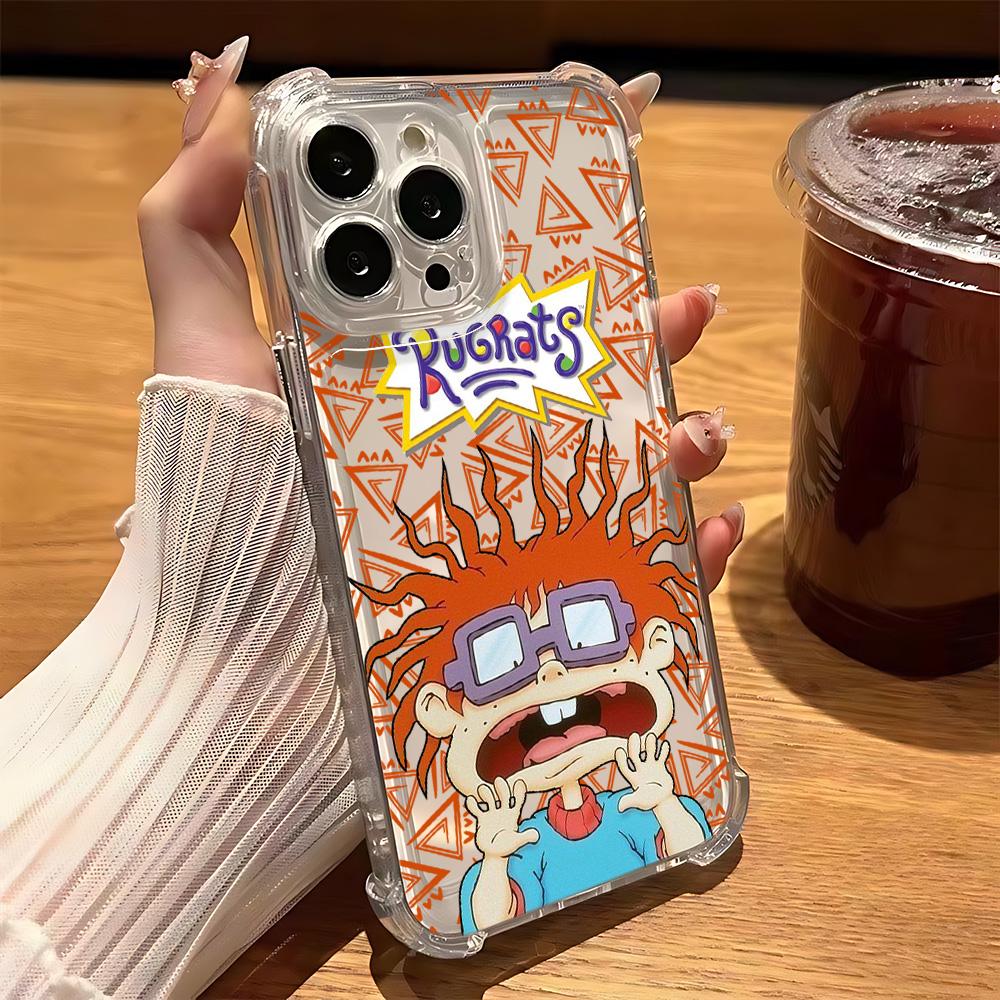 Funny Cartoon R-rugrats Anti Fall Clear Phone Case For Xiaomi Redmi 14C 13C 12C K50 Note 14 13 12 11 10 A1 A2 A5 Pro Plus 4G 5G