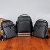 Business Style Men's Shoulder Bags  PU Leather Man's Small Messenger Bag Luxury Design Men Handbag Bag Shoulder Bags