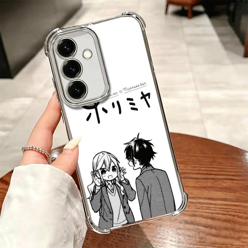 Мягкий чехол для телефона в стиле аниме Horimiya для Samsung A17 A27 A07 A37 A57 A16 A56 A15 A55 A14 A54 A13 A53 A26 A36 A25 A35 A24 A34 A23 A33