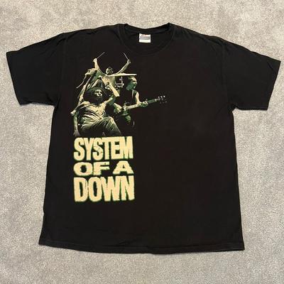 Редкий! Футболка System Of A Down 2000-х Унисекс Концертная S - 5XL LO103 Унисекс Футболка