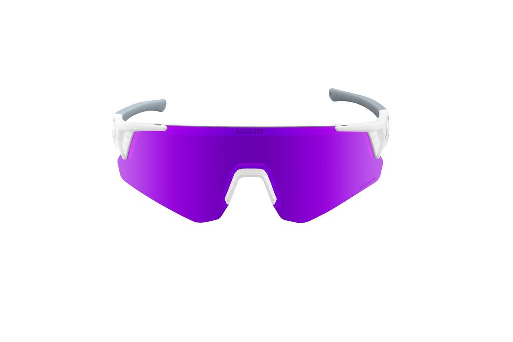 Altarist HAYATE R1 R Mirror Lens White Mirror [ALTALIST] (Hayate One) (Matt Frame/Purple Lens)