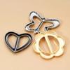 Flower Heart Clothing Corner Knotted Buckles Butterfly Waist Adjustment Fixed Snap Vintage   Gift