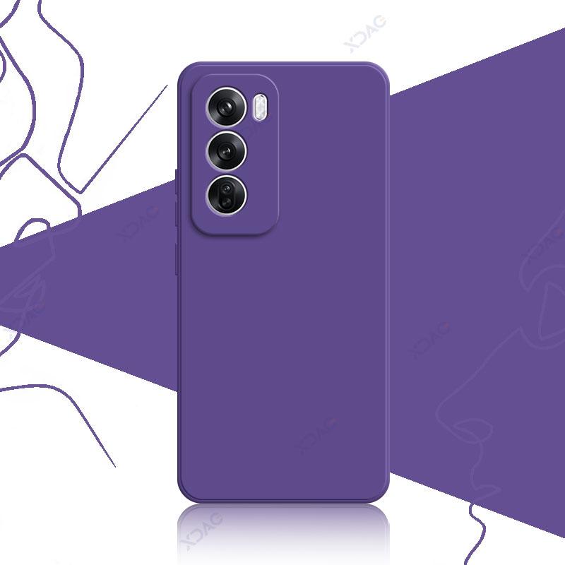 Чехол для мобильного телефона OPPO Reno 12 Pro Reno12Pro OPPOReno Reno12 12Pro 5G Мягкий роскошный квадратный жидкий силиконовый чехол на заднюю панель