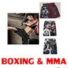 Кикбоксинг ММА Муай Тай Бокс Фитнес Шорты Принт Боевые Искусства Бои Быстросохнущие Эластичная Талия Тренировочные Штаны Унисекс Мужские Женские Бои UFC