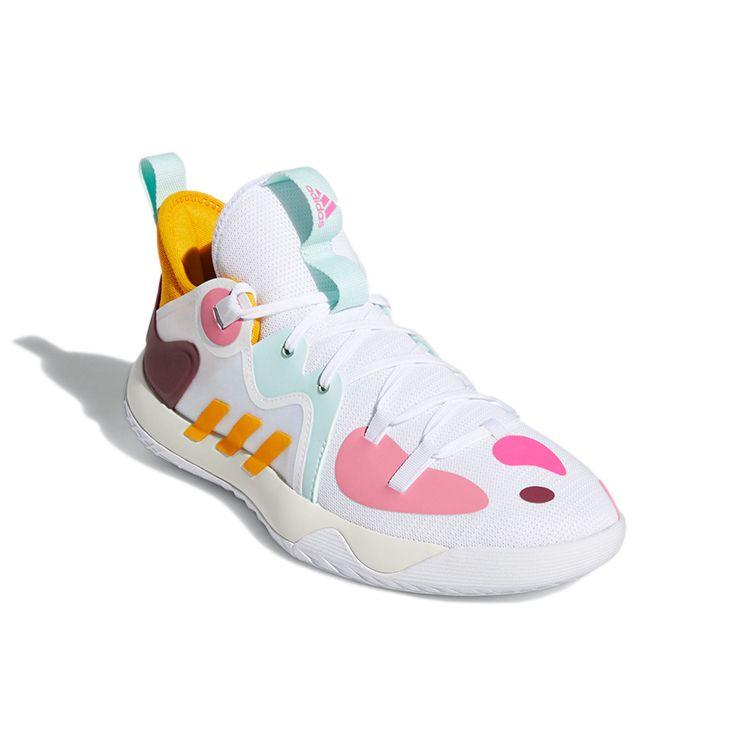 Adidas Harden Stepback 2 White Semi Solar Gold Мужские кроссовки Cloud-White Halo-Mint GV7710