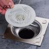 Heavy Duty Drain Cover 2PCS Swirl Design Floor Drain, Anti-Odor Core One-Piece Durable Bathroom Sewer Strainer Structure Hair Catcher, Efficient