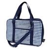 COLORFUL CANDY STYLE Calligraphy Large Check Navy N2205200 Bag, Pattern, Blue,