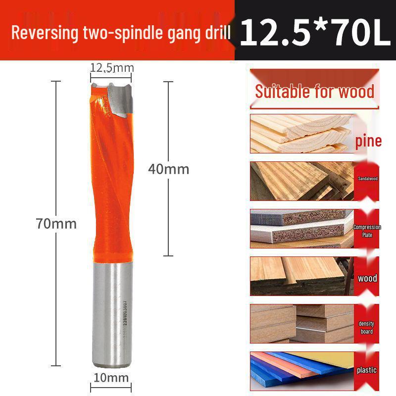 12 мм Фрезерная фреза для сверления боковых отверстий по дереву, пробойник для отверстий