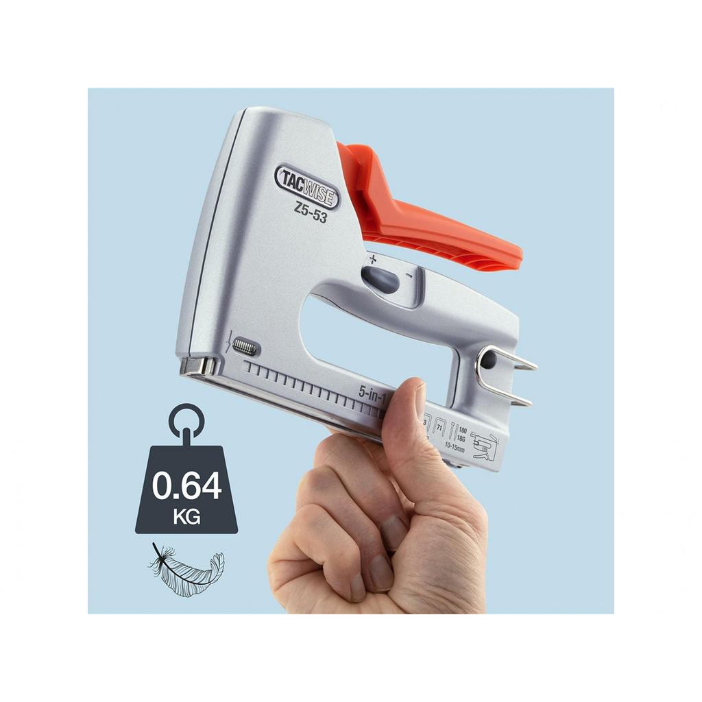 Tacwise Z5-53 Сверхпрочный 5-в-1 Степлеро-гвоздезабивной пистолет