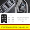 Хромированная накладка на кнопку стеклоподъемника из АБС-пластика для Focus 2 3 MK2 MK3 2005 - 2018 Панельная наклейка Автоаксессуары