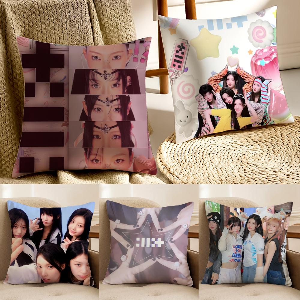 kpop trendy IIILLITS Cushion Cover Pillowcase Antidustmite living Room Sofa Decor Cushion Room