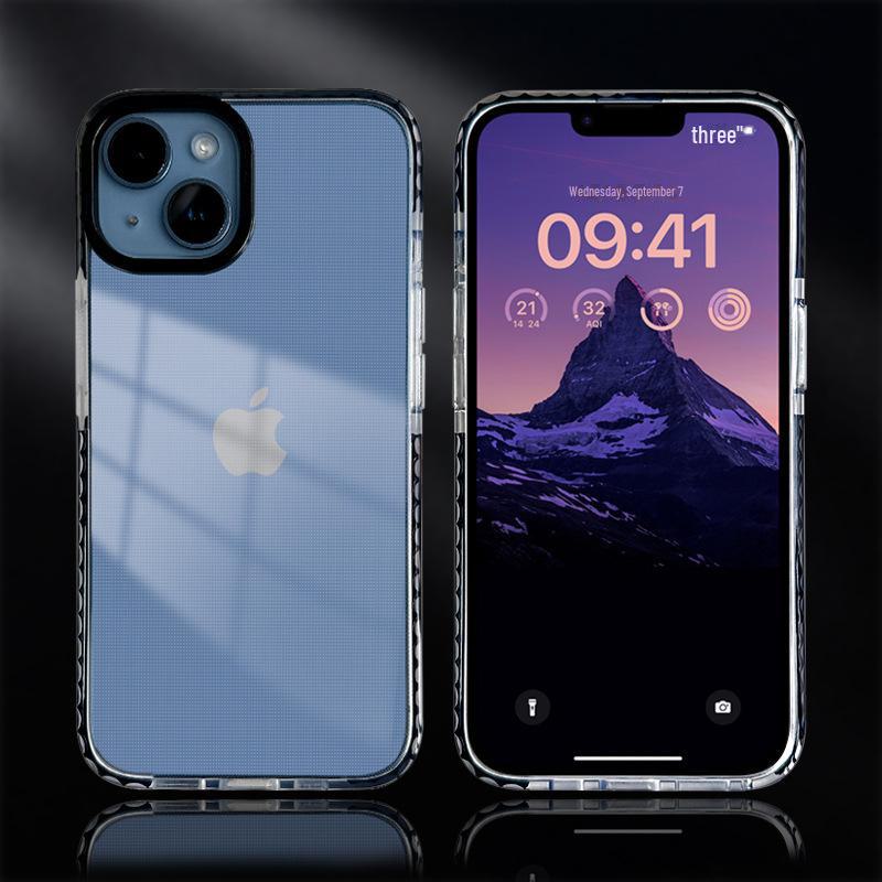 Прозрачный противоударный чехол 3-в-1 для Apple 11/12/13/14 Pro Max/15