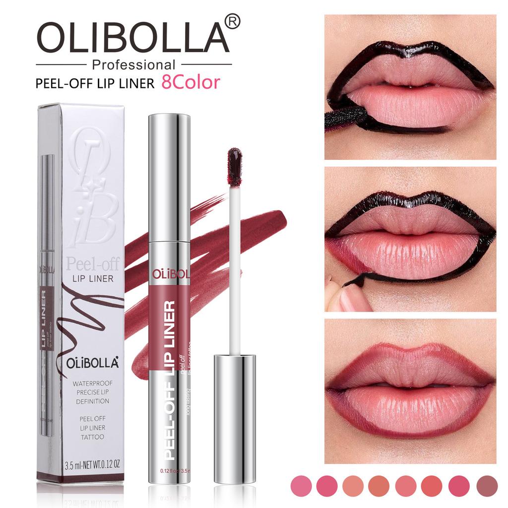 Matte Peel-Off Lip Tint Waterproof Long-Lasting Lip Liner