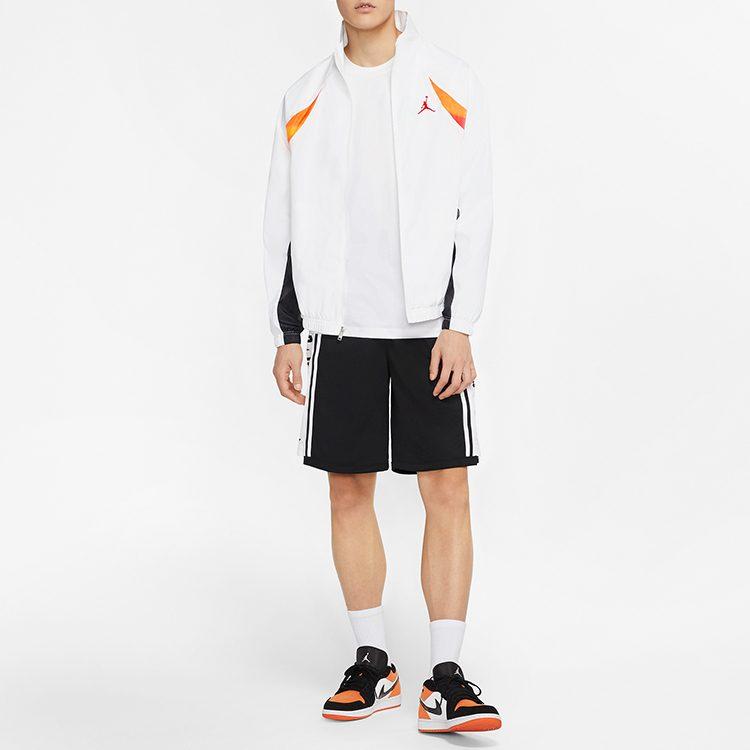 Jordan Куртки AJ11 Мужские Белые С воротником-стойкой Умеренные Другие CW0864-100