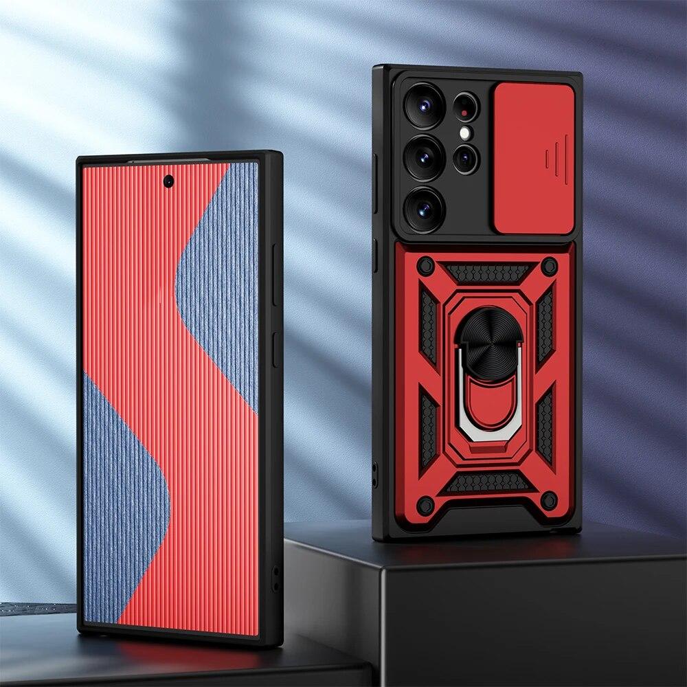 KEYSION Противоударный чехол для Samsung S24 Ultra 5G S23 FE 5G, защитное кольцо для объектива камеры, чехол для телефона Galaxy S23 Ultra 5G